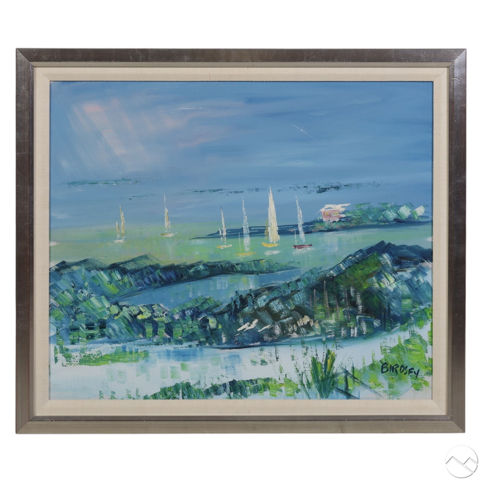 Alfred Birdsey 1912-1996 Coastal Seascape Painting (1 of 6)