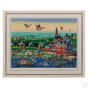 Hiro Yamagata b.1948 Fairy Tale Lithograph SIGNED