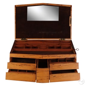Steven B Levine Artisan Crafted Wood Jewelry Box