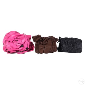 Valentino Garavani Rosette & Pleated Leather Bags