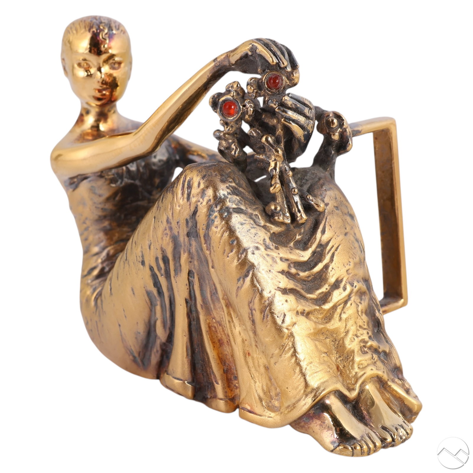 Sterling Vermeil Lana of London Zodiac Belt Buckle (1 of 8)