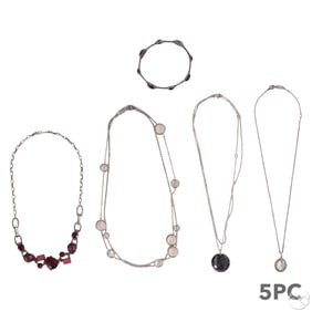 Ippolita Sterling Necklace Bracelet Gemstone LOT