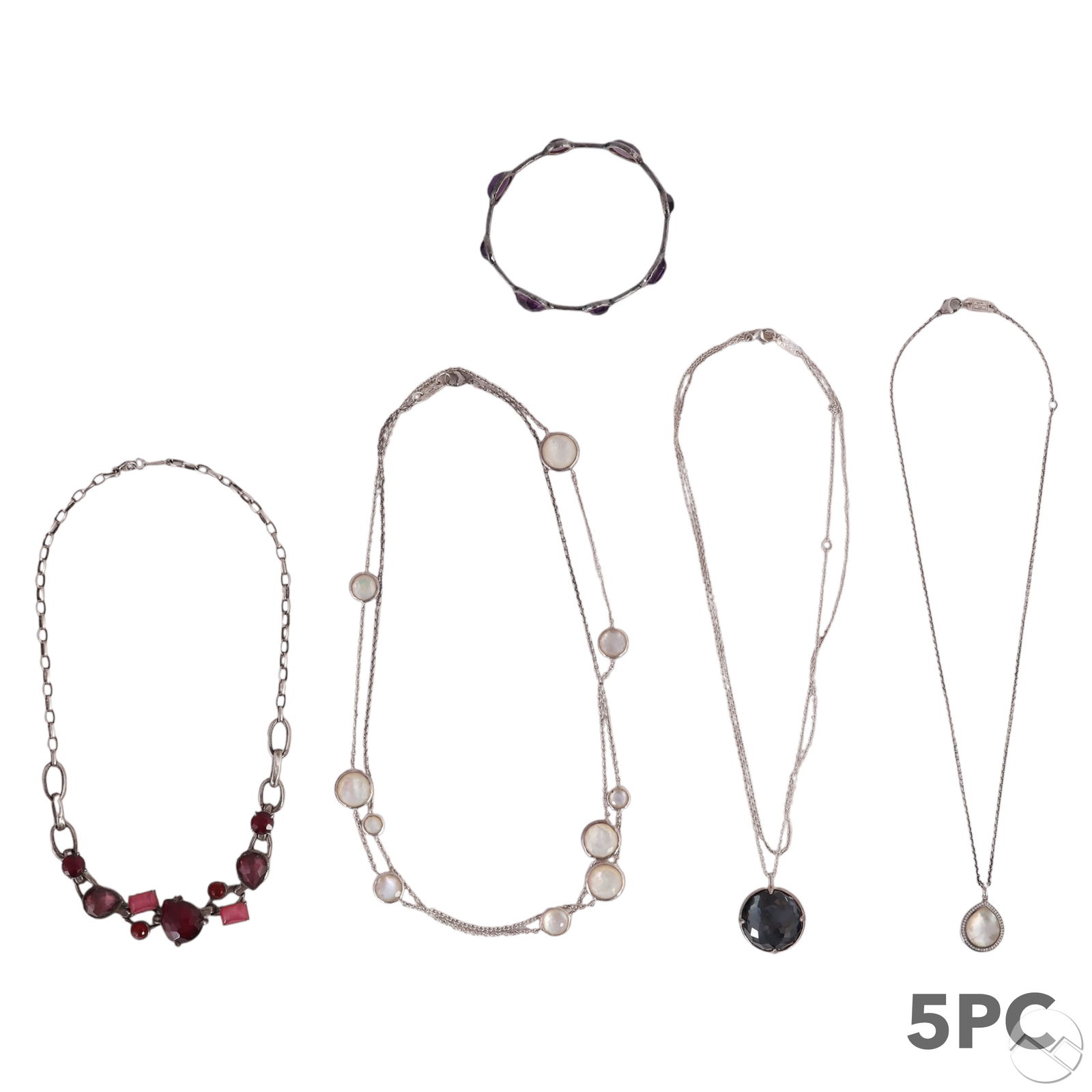 Ippolita Sterling Necklace Bracelet Gemstone LOT (1 of 8)