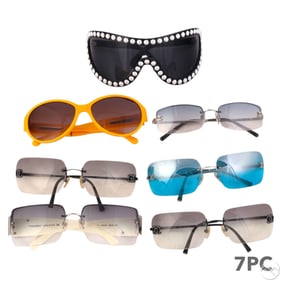 (7) Pairs of Chanel Ladies Designer Sunglasses LOT
