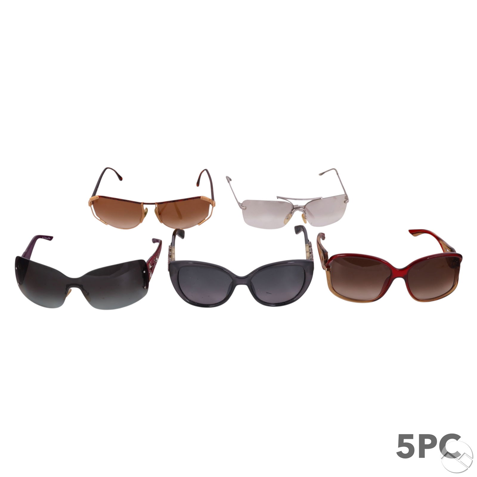 Five Pairs of Christian Dior Sunglasses ESTATE LOT (1 of 9)