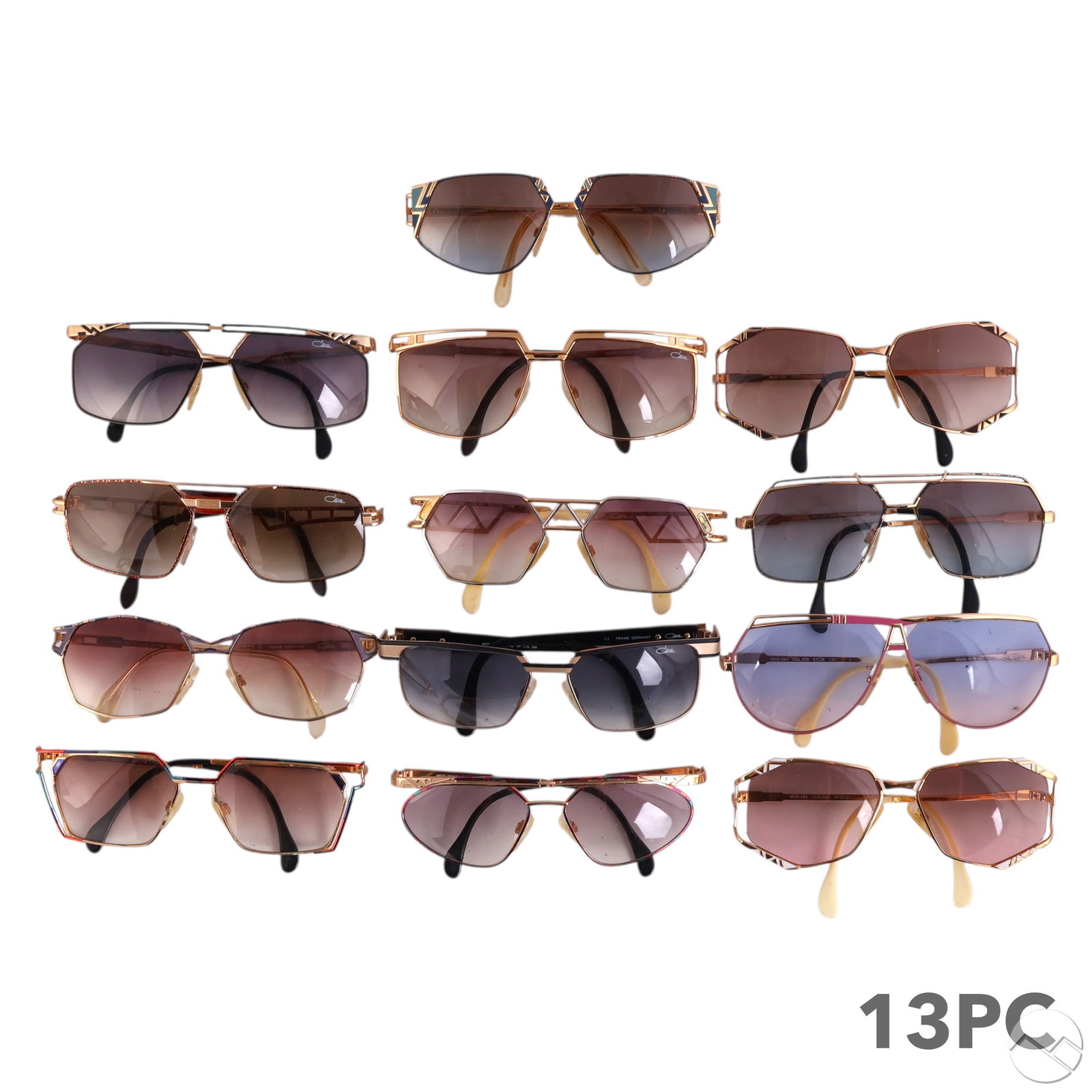 Cazal Retro Ladies MOD Designer Sunglasses 13p LOT (1 of 9)