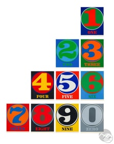 Robert Indiana 1928-2018 Numbers Portfolio SIGNED