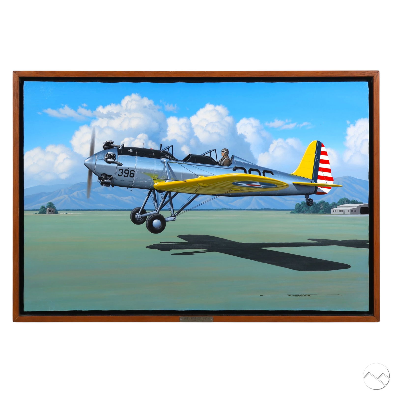 Stan Stokes B.1950 Yippie PT-22 Airplane Painting (1 of 9)
