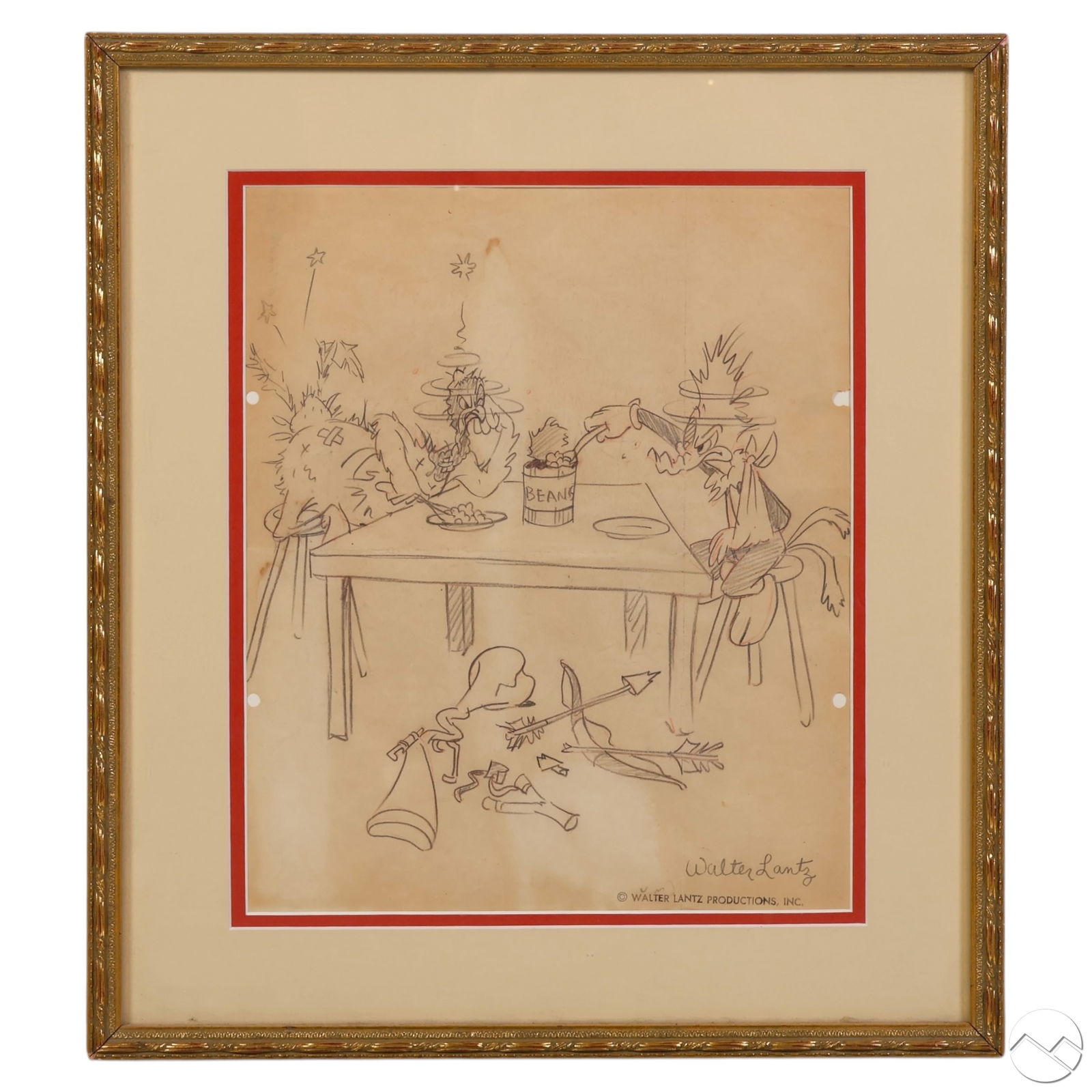 Walter Lantz 1899-1994 Woody Woodpecker Drawing (1 of 5)