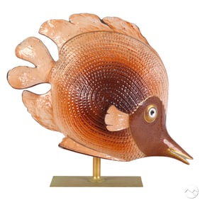 Oggetti Mangani Vintage Italian Ceramic Angel Fish