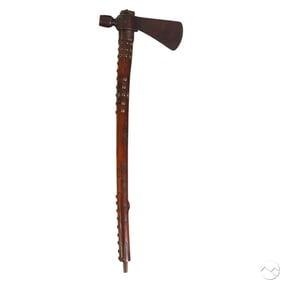 Native American Handmade Tomahawk Peace Pipe Axe