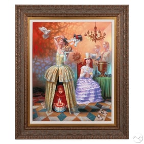 Michael Cheval b1966 Surreal Magic Birthday SIGNED