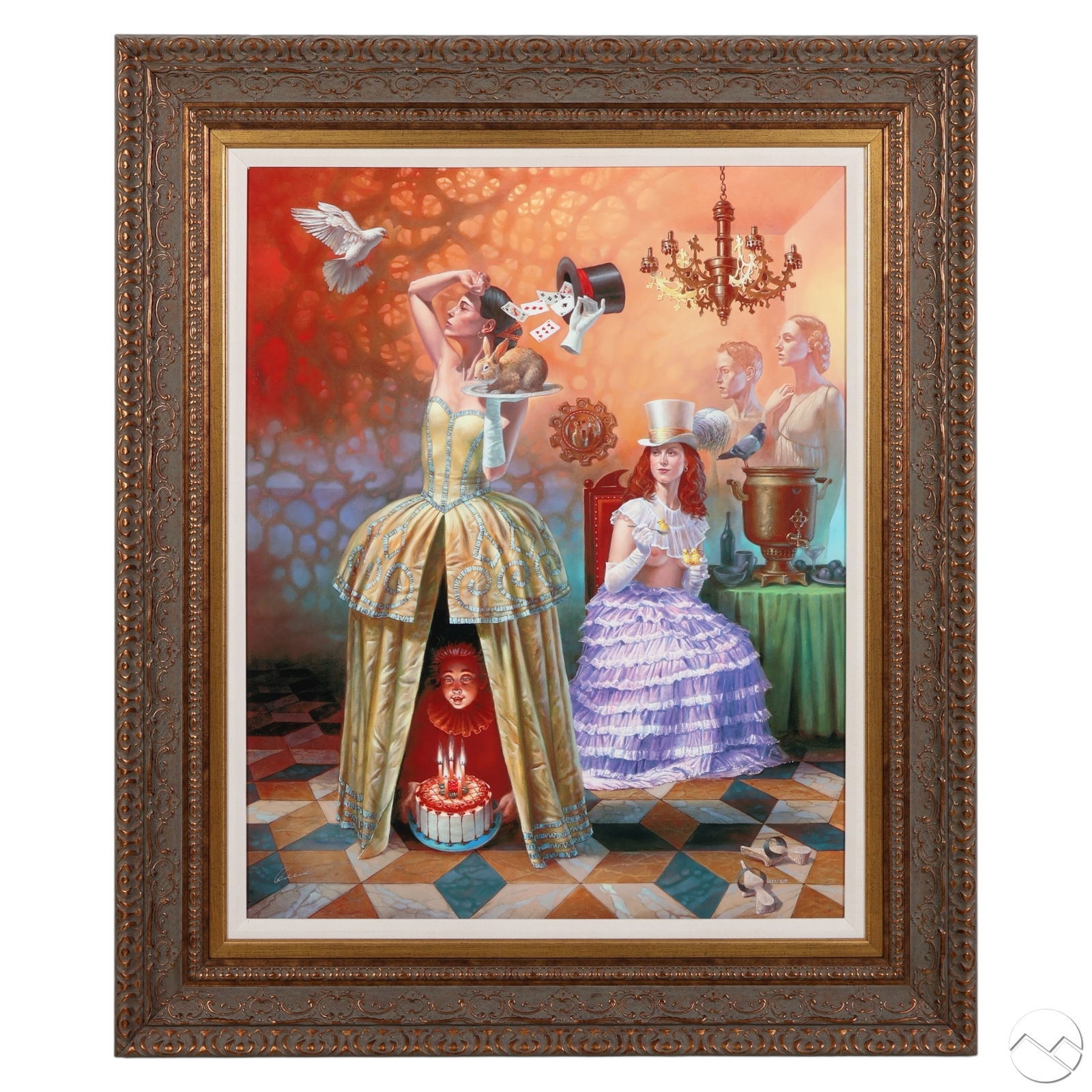 Michael Cheval b1966 Surreal Magic Birthday SIGNED (1 of 8)