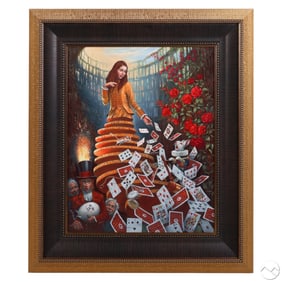 Michael Cheval b.1966 Wonderland Cards LE SIGNED