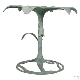 Arthur Court 1980s Hollywood Regency Lily Table
