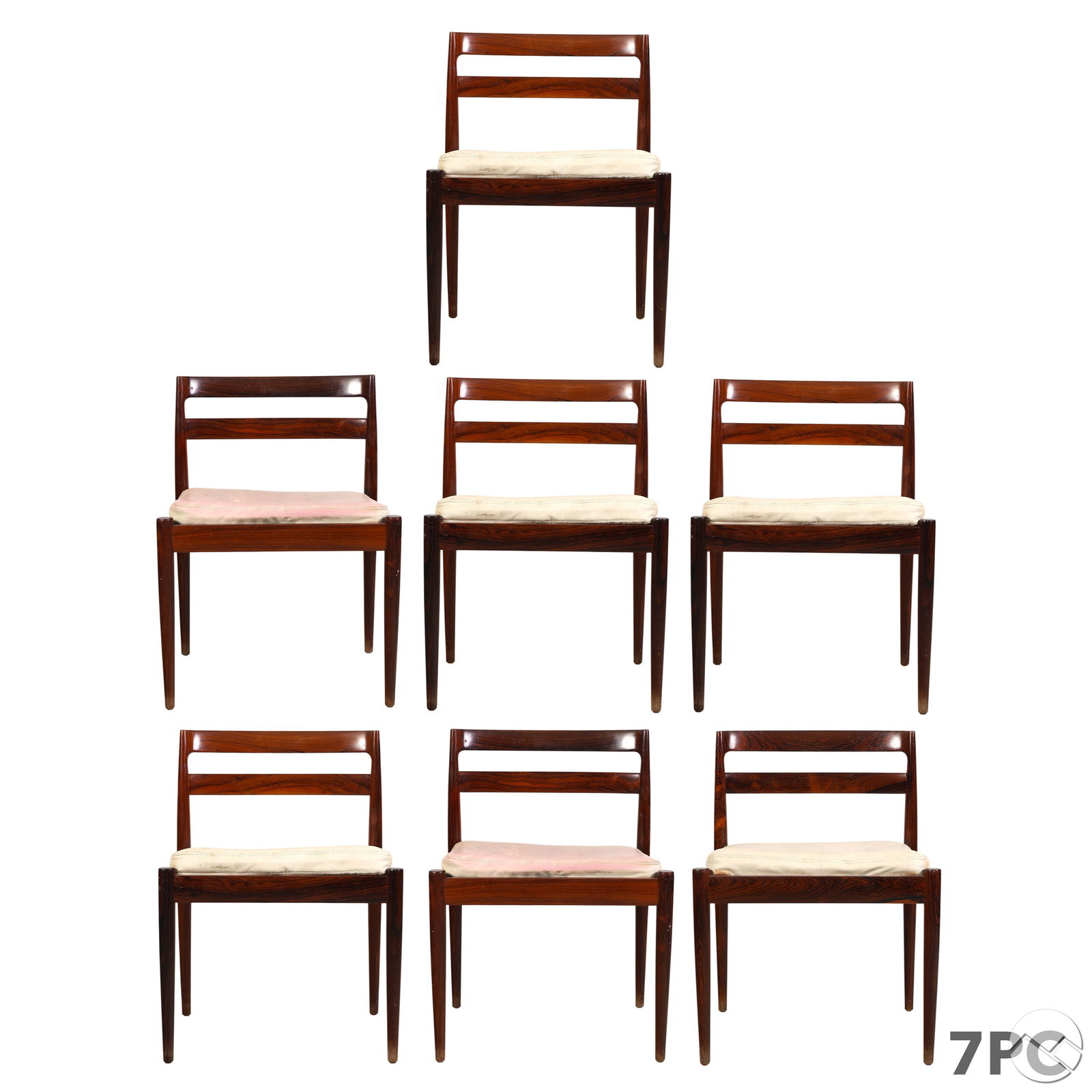 SET of 7 Magnus Olesen Denmark Modern Wood Chairs (1 of 11)
