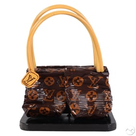 Norman Gekko 20C "Mini Vuitton" Handbag Sculpture