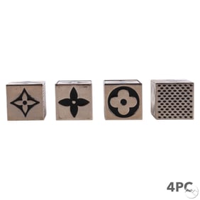 Louis Vuitton LV Magnetic Cube Game Dice 4pc SET