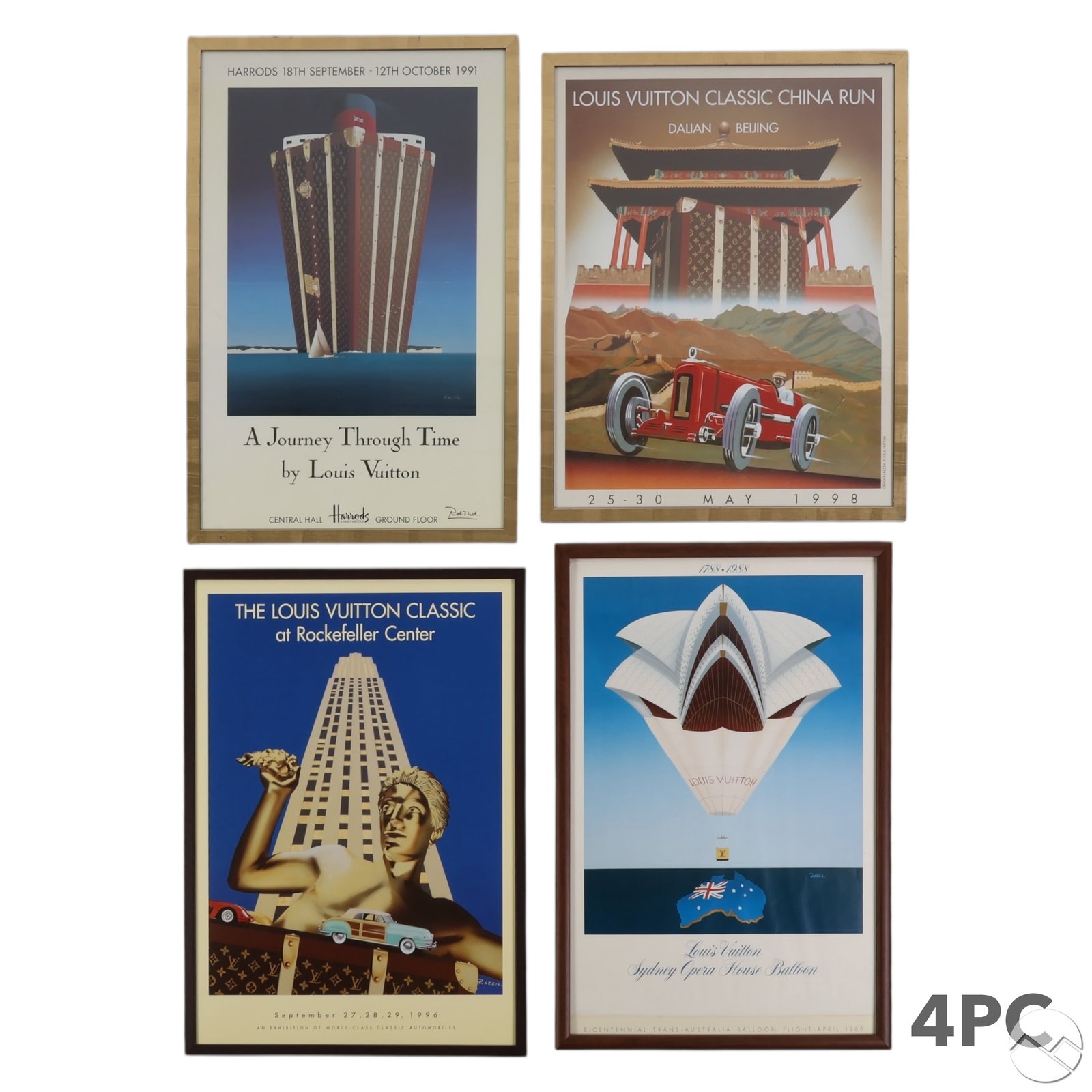 Louis Vuitton Razzia Promotional Posters 4pc LOT (1 of 11)