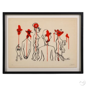Alexander Calder 1898-1976 Circus 4 Litho SIGNED
