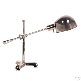 Ralph Lauren Vintage Style Industrial Chrome Lamp