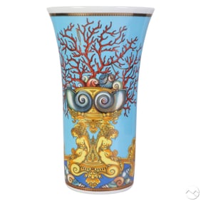Versace Rosenthal Les Tresors De La Mer 13" Vase