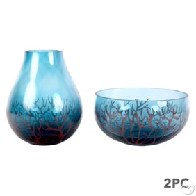 Versace Rosenthal Tresors De La Mer Bowl Vase LOT