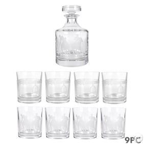 Ralph Lauren Double Old Fashioned and Decanter SET
