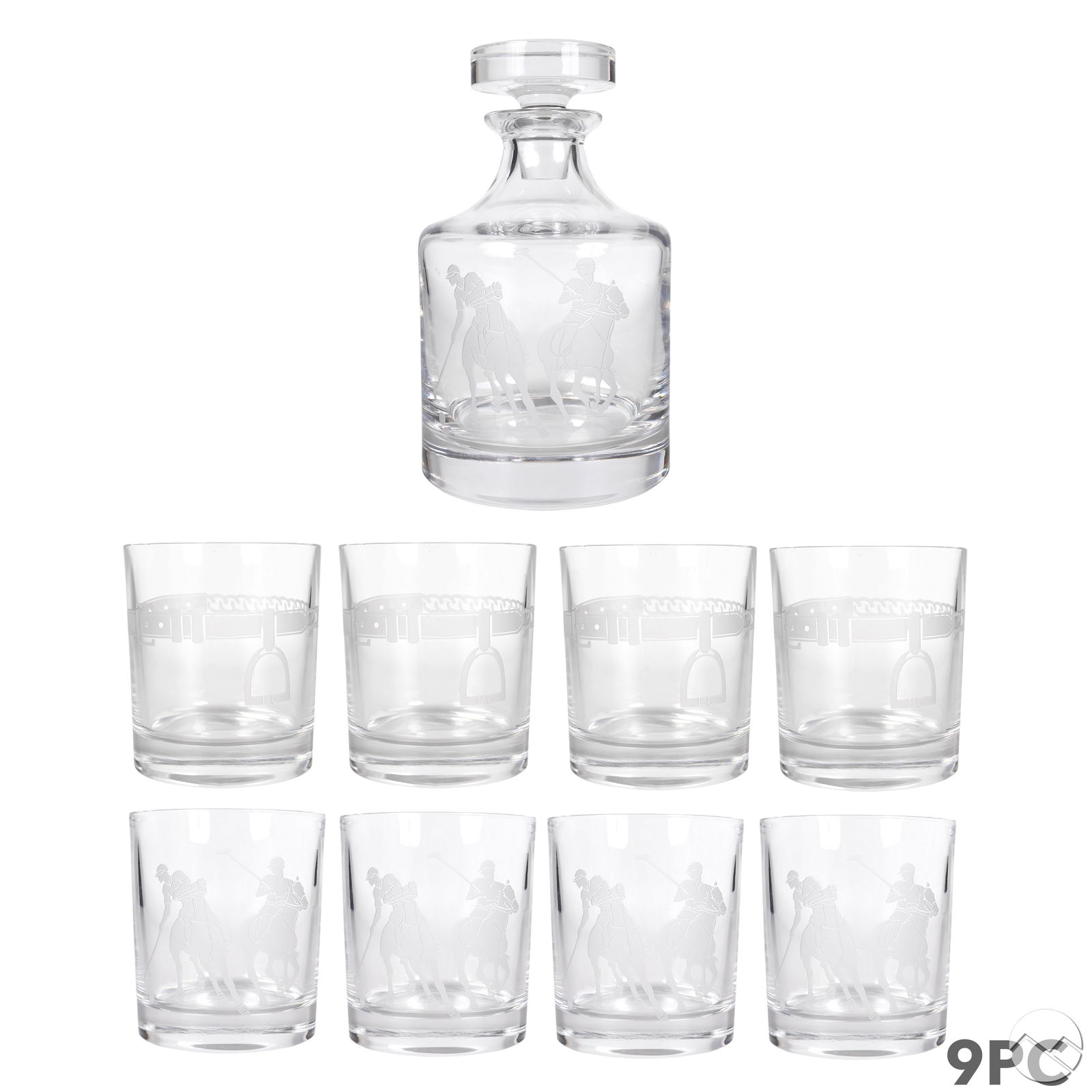 Ralph Lauren Double Old Fashioned and Decanter SET (1 of 5)