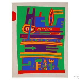 Jacques Soisson 1928-2012 Quest Screenprint SIGNED