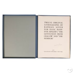 Raphael Soyer 1899-1997 Lithographs LE SIGNED 12pc
