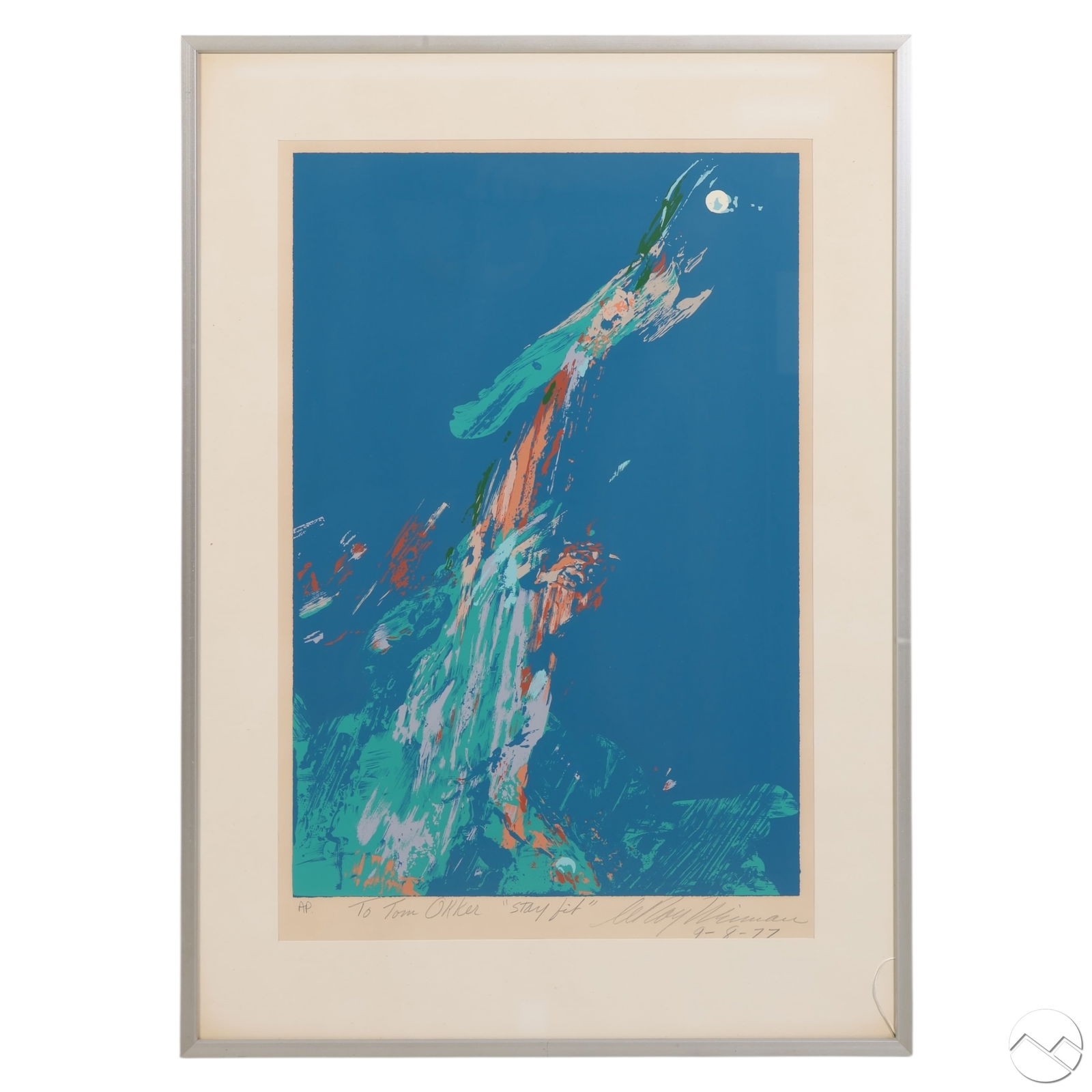LeRoy Neiman 1921-2012 Tennis AP Serigraph SIGNED (1 of 8)
