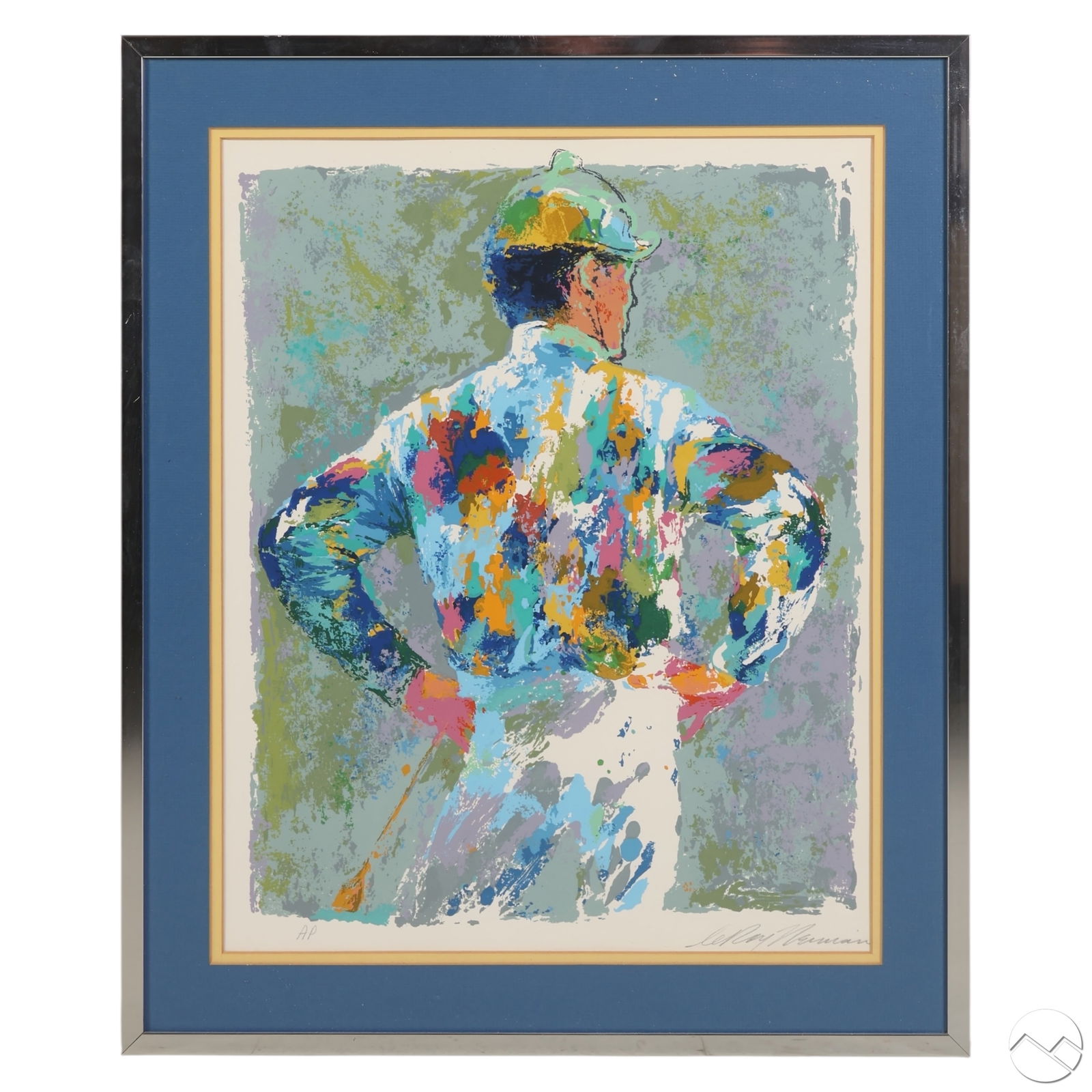 LeRoy Neiman 1921-2012 Jockey AP Serigraph SIGNED (1 of 7)