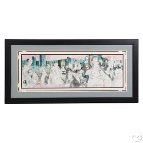 LeRoy Neiman 1921-2012 Polo Lounge Litho SIGNED
