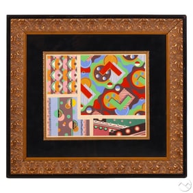 George Valmier 1885-1937 Composition VII Pochoir