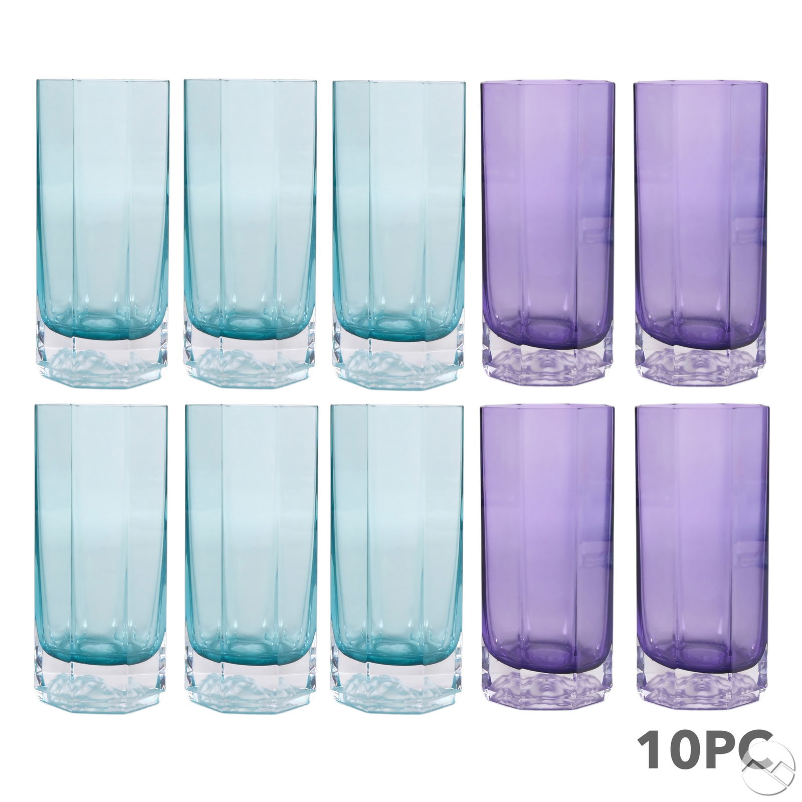 Versace Rosenthal Medusa Lumiere Longdrink 10p LOT (1 of 9)