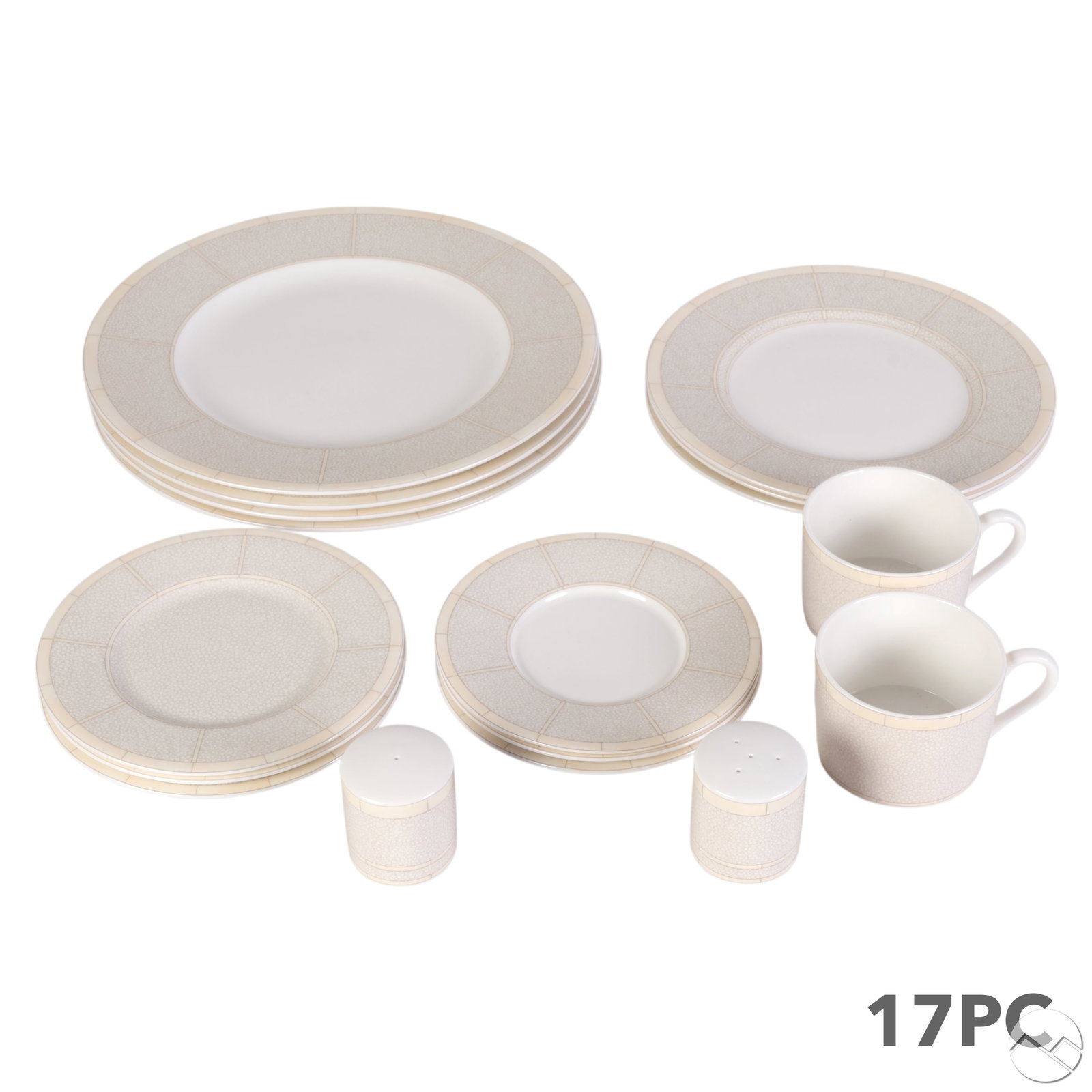 Ralph Lauren Vivienne Porcelain Dinnerware 17p SET (1 of 10)