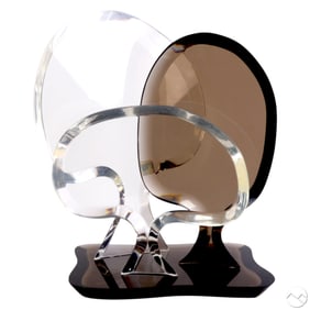Hivo Van Teal b.1940 Vintage Lucite MCM Sculpture