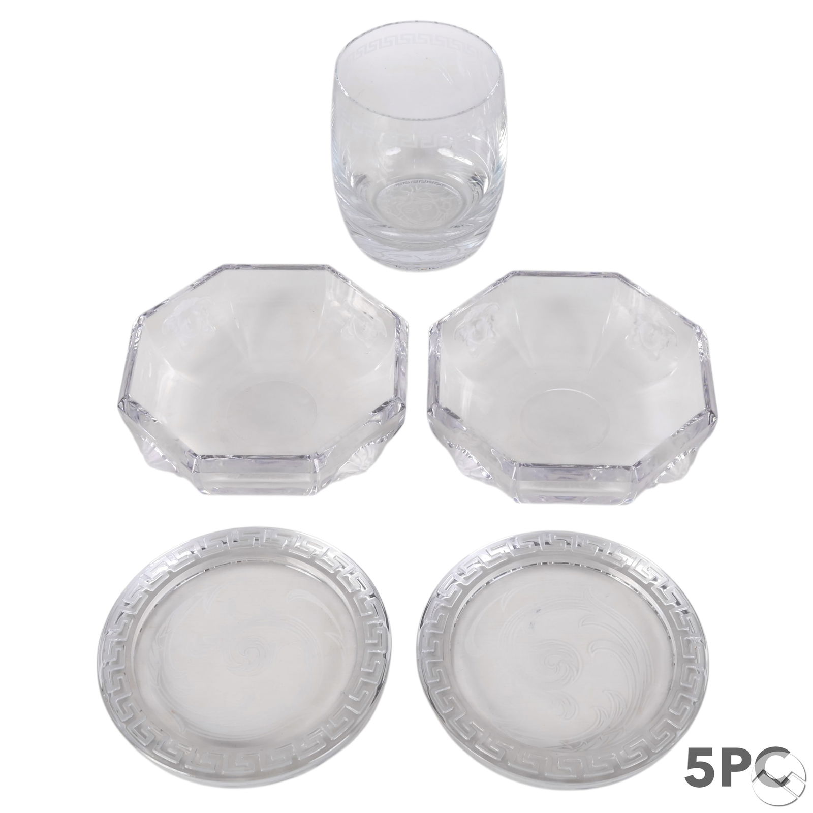 Versace Rosenthal Medusa Coasters Bowls & Tumbler (1 of 7)