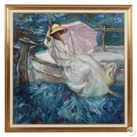 Jose Royo b.1945 "Calma" Serigraph SIGNED with COA
