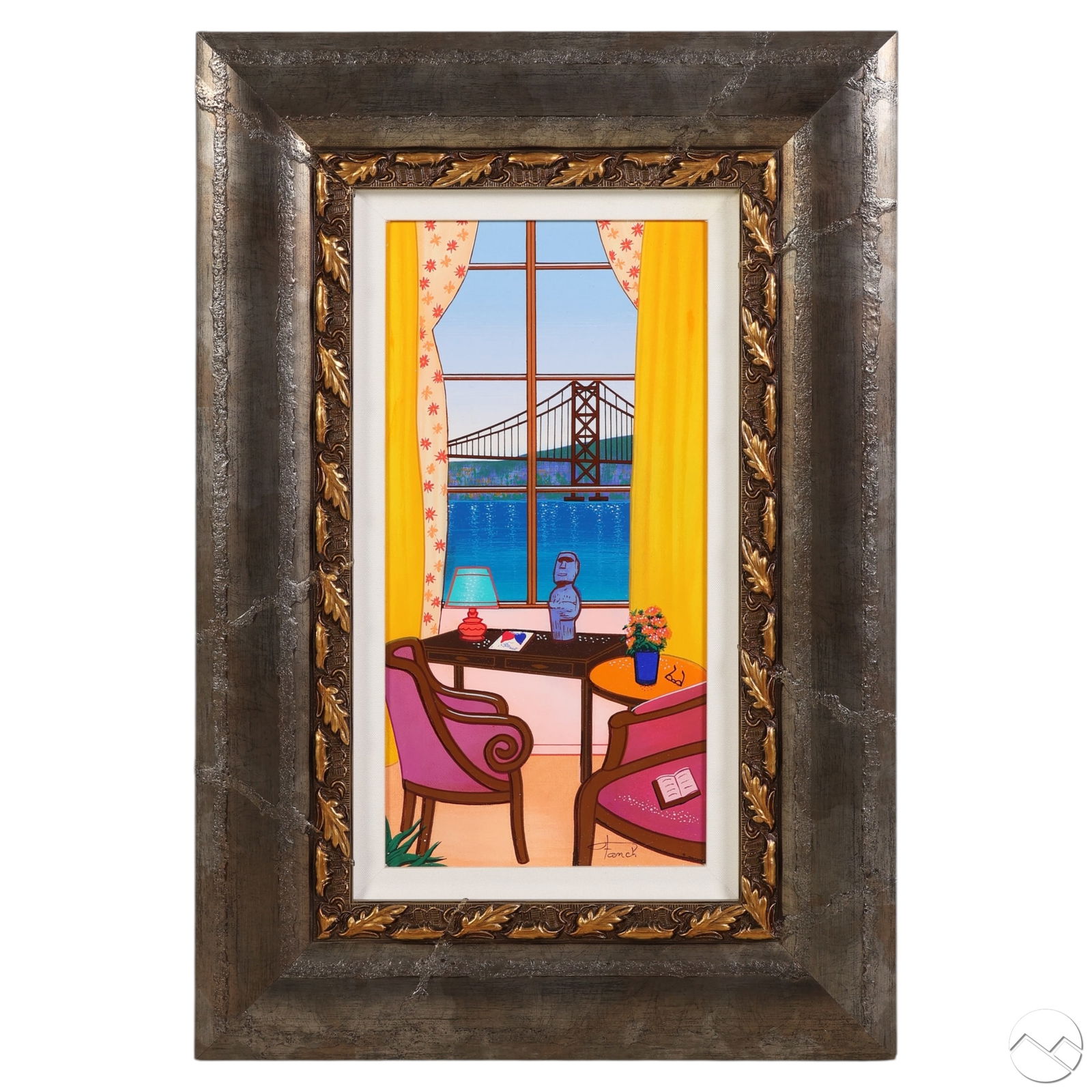 Fanch b.1949 Eastern Interior I Serigraph SIGNED (1 of 6)