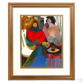 Hessam Abrishami b.1951 Figural Serigraph SIGNED