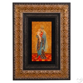 Diane Mendoza b.1947 Gilt Madonna Reyna LE SIGNED