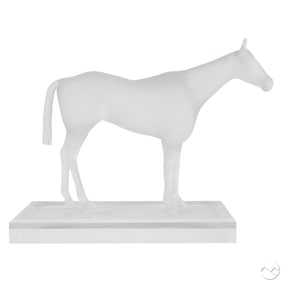 Faberge Limited Edition Crystal Horse Sculpture