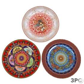 Versace Rosenthal Porcelain Christmas Plates LOT