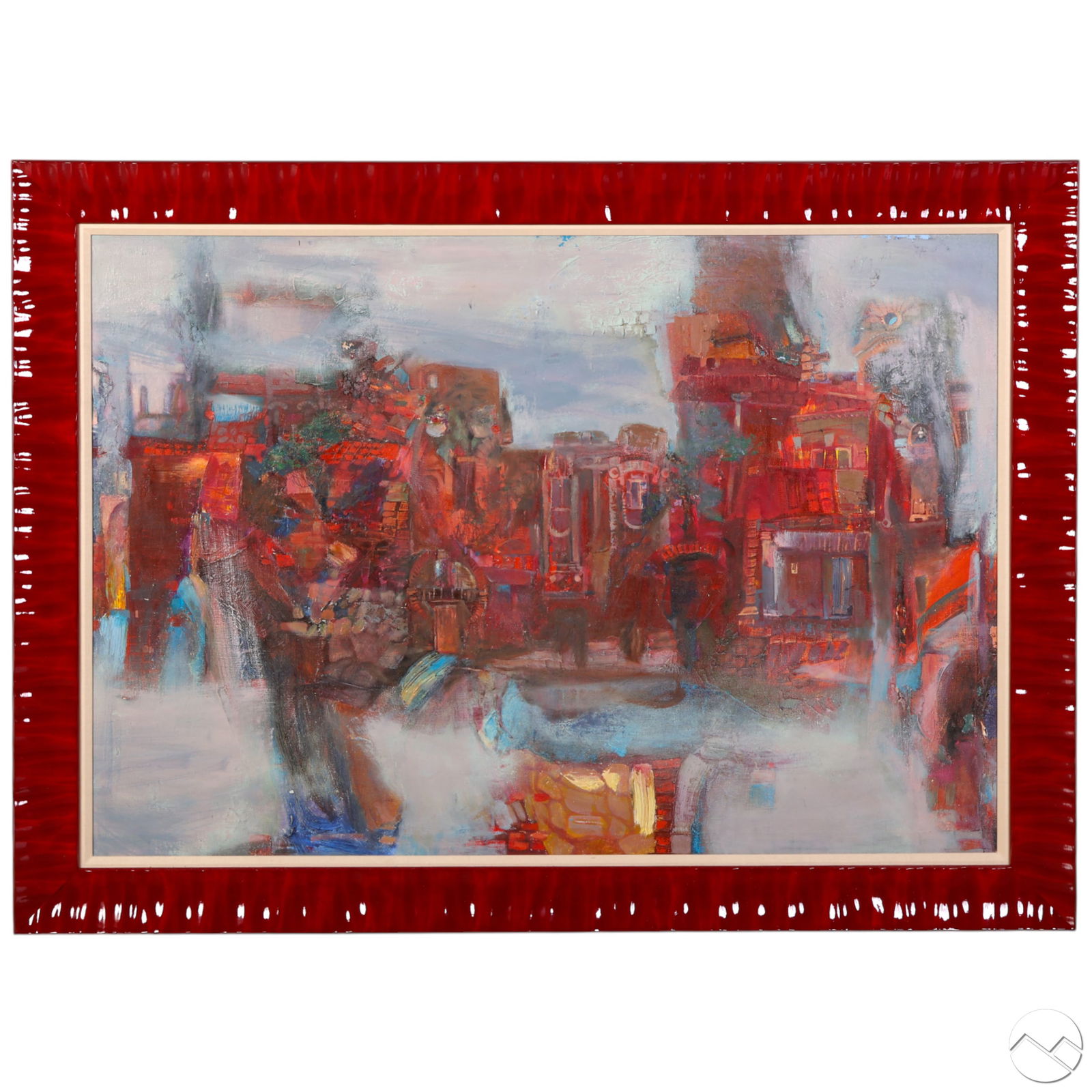 Zarina Biganti (b.1971) Red Two Abstract Painting (1 of 10)