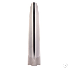 Georg Jensen Denmark Stainless Sculptural Vase 28"