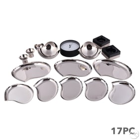 Georg Jensen Barometer Bowls Trays & Cups 17pc LOT