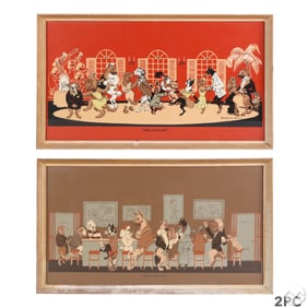 Constance Depler Retro Dog Bar & Hep Hound Prints