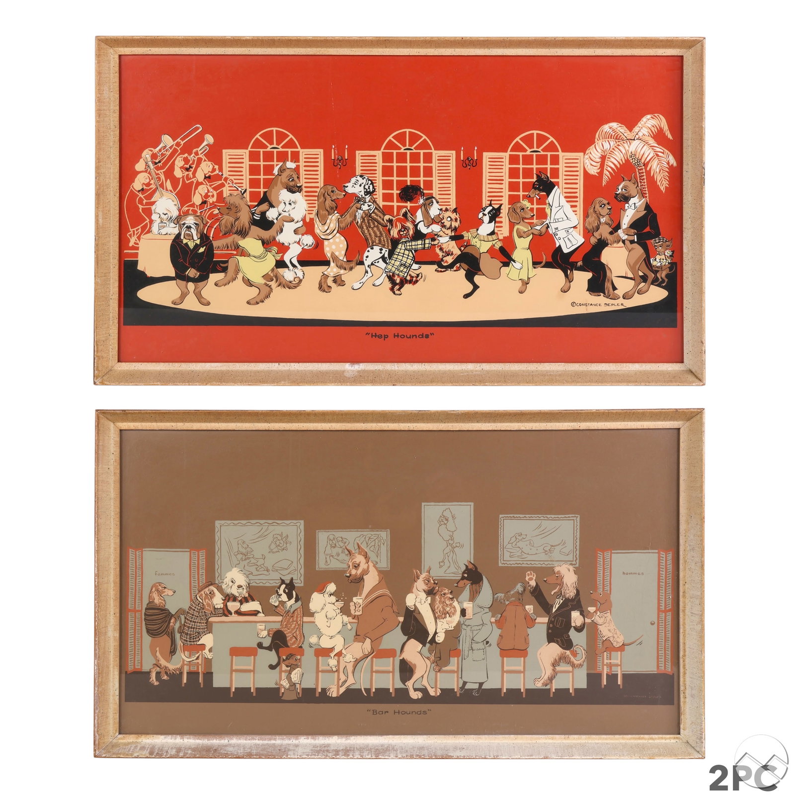 Constance Depler Retro Dog Bar & Hep Hound Prints (1 of 9)